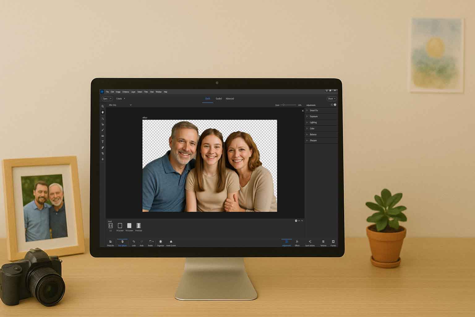 From brightness and cropping to object removal and retouching — we guide you step by step.